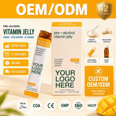 Quality OEM Private Label Vitamin Jelly with Probiotics Support Health Liver Function Boost Metabolism ODM Herbal Supplement Factory factory