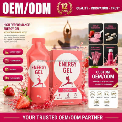 Quality Electrolyte Energy Gel — Vegan Fuel for High-Intensity Training | OEM/ODM & Private Label factory